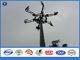 3 mm Monopólio Torre de Telecomunicações Linha elétrica Polos de aço elétricos