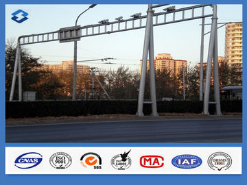 Cargos de sinal da rua da estrutura do quadro do sinal de Traffice, acima do pólo do sinal de estrada da taxa de penetração de 95%