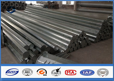 Aço galvanizado HDG Polo 3.5m ~ tubo galvanizado altura do metal de 15m